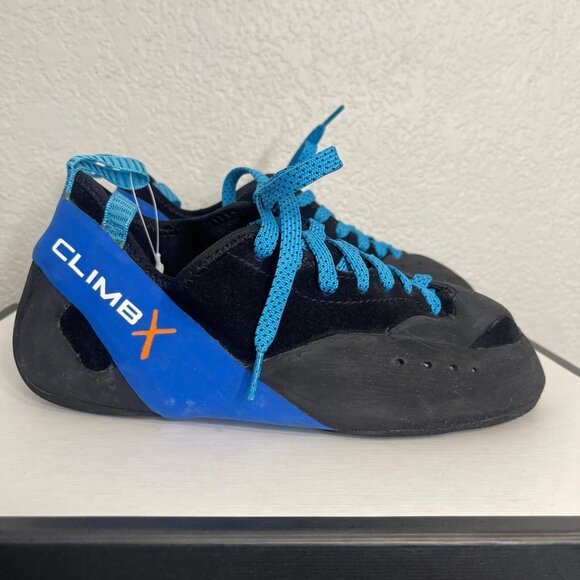 Climb X Rock-Star Lace Climbing Shoe Blue Black X Factor Sole Men\'s Size 9.5 US main image 5